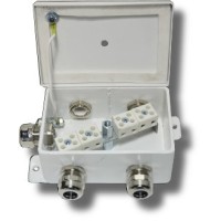 КМ-О (8к)-IP66-d пять вводов: Коробка монтажная огнестойкая