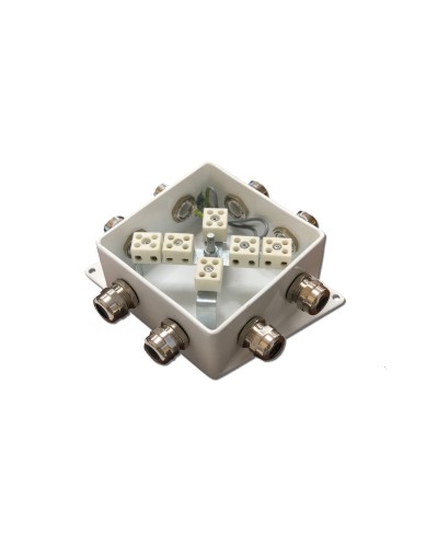 КМ-О (12к*6,0)-IP66-120х120, шесть вводов: Коробка монтажная огнестойкая в Новом Уренгое