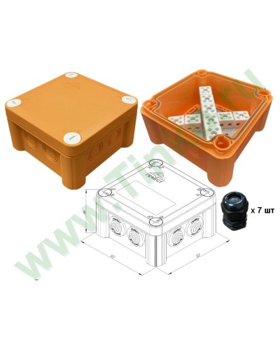 КМ-О-1212(П)(18к)-IP66(П6-12): Коробка монтажная огнестойкая в Новом Уренгое