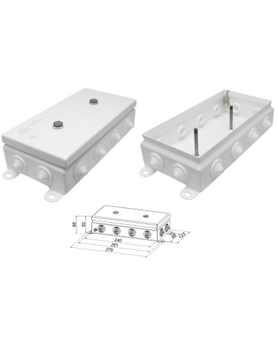 КМ IP55-1224. Коробка монтажная электротехническая. Гефест в Новом Уренгое