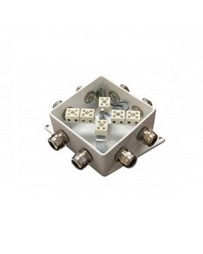 КМ-О (12к*10,0)-IP66-120х120, шесть вводов: Коробка монтажная огнестойкая в Новом Уренгое