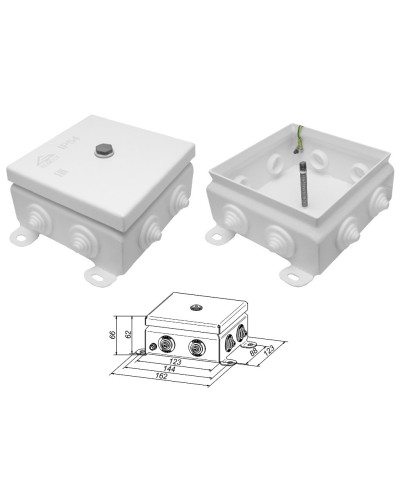 КМ IP55-1212. Коробка монтажная электротехническая. Гефест в Новом Уренгое