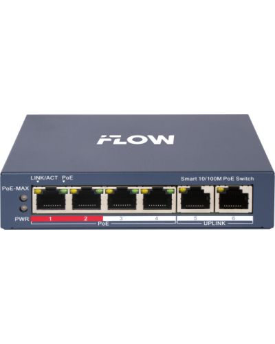 F-SW-EM206POE-VM. Коммутатор с POE. i-FLOW в Новом Уренгое