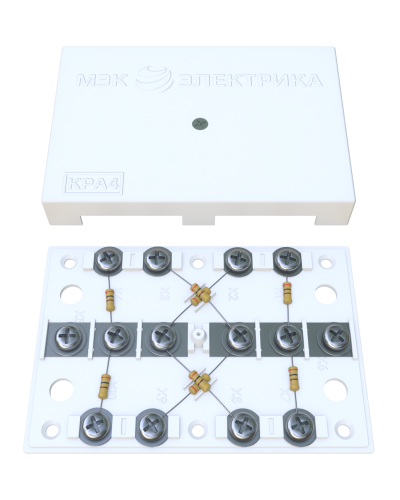 KRA-4 300 Om white (MEC42103). Коробка на 4 абонента. МЭК-Электрика в Новом Уренгое