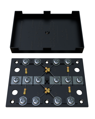 KRA-4 75 Om black (MEC42102). Коробка на 4 абонента. МЭК-Электрика в Новом Уренгое