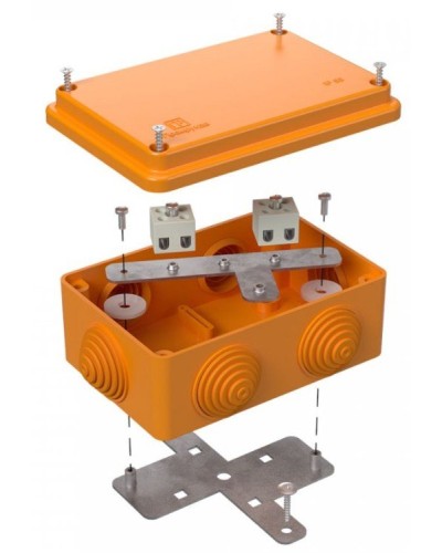 Коробка огнестойкая 120х80х50 (40-0340-FR1.5-4). Коробка огнестойкая для открытой установки. Промрукав в Новом Уренгое