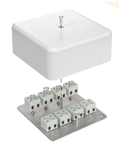 Коробка огнестойкая 103х103х45 для кабель-канала (40-0470-FR6.0-6). Коробка огнестойкая для кабель-канала. Промрукав в Новом Уренгое