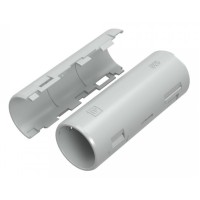 Муфта разборная D25 атмосферостойкая серая (PR13.0431). Муфта разборная. Промрукав
