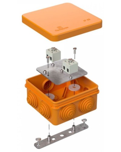 Коробка огнестойкая 80х80х40 (40-0210-FR1.5-4). Коробка огнестойкая для открытой установки. Промрукав в Новом Уренгое