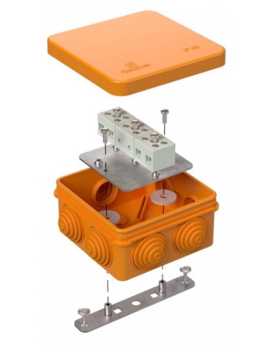 Коробка огнестойкая 80х80х40 (40-0210-FR1.5-6). Коробка огнестойкая для открытой установки. Промрукав в Новом Уренгое