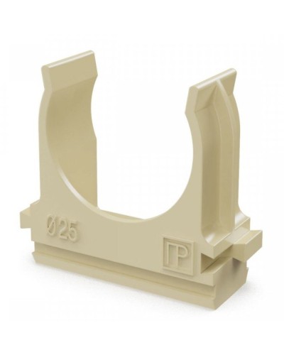 Крепёж-клипса для труб АБС-пластик сосна D25 (100 шт) (PR13.0050). Крепление для труб ПВХ. Промрукав в Новом Уренгое