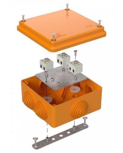 Коробка огнестойкая 100х100х50 (40-0300-FR1.5-6). Коробка огнестойкая для открытой установки. Промрукав в Новом Уренгое