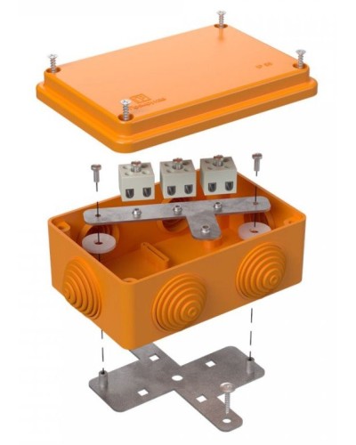 Коробка огнестойкая 120х80х50 (40-0340-FR2.5-6). Коробка огнестойкая для открытой установки. Промрукав в Новом Уренгое