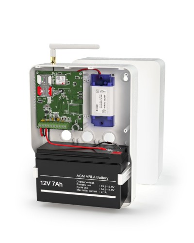 Контакт GSM-14А v.3 (в корпусе под АКБ 1,2-7 Ач с БРП 12V 1А). Панель охранная радиоканальная. Ритм в Новом Уренгое