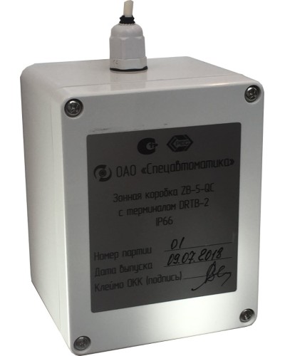 ZB-5-QC с DRTB-2 исп.01. Монтажная зонная коробка. Спецавтоматика, Москва в Новом Уренгое