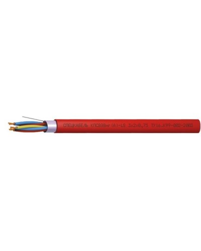 КПСВЭВнг(А)-LS 4х2х0,75 (Спецкабель). Кабель симметричный для систем сигнализации и управления, групповой прокладки, с пониженным дымо- и газовыделением. Спецкабель в Новом Уренгое