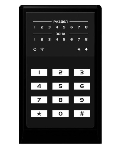 МИРАЖ-КД-04 (black). Кнопочная кодовая панель. Стелс НПП в Новом Уренгое